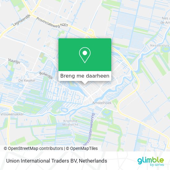 Union International Traders BV kaart