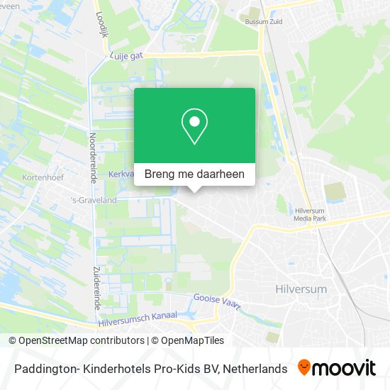 Paddington- Kinderhotels Pro-Kids BV kaart
