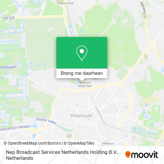 Nep Broadcast Services Netherlands Holding B.V. kaart