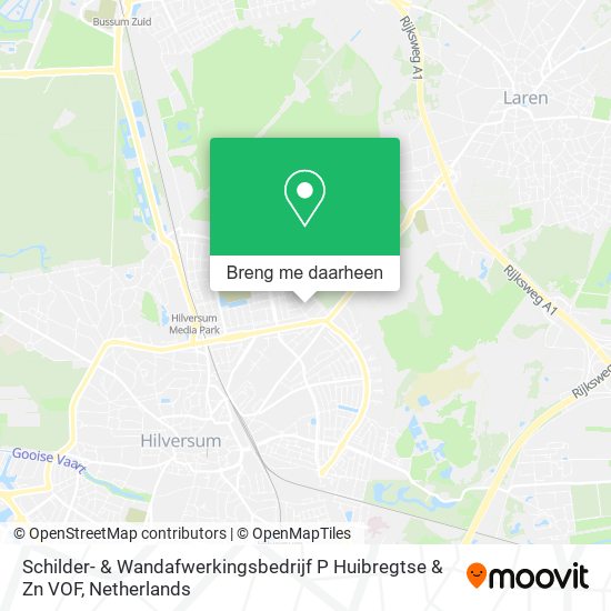Schilder- & Wandafwerkingsbedrijf P Huibregtse & Zn VOF kaart