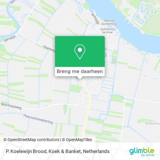 P. Koelewijn Brood, Koek & Banket kaart
