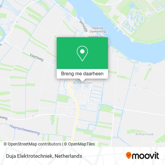 Duja Elektrotechniek kaart