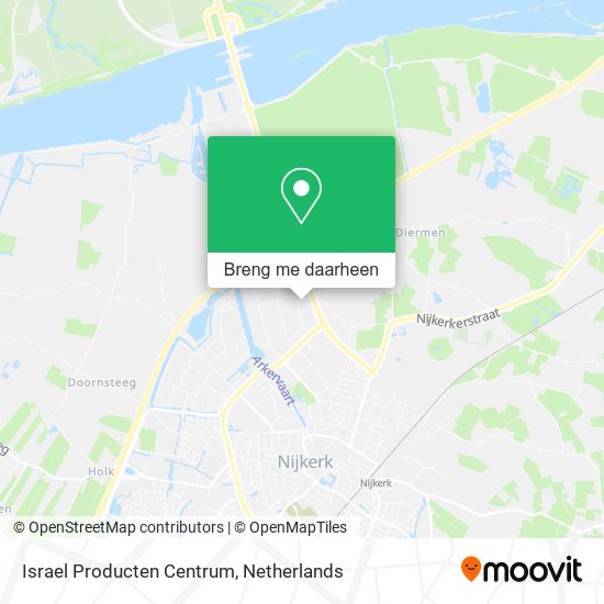 Israel Producten Centrum kaart