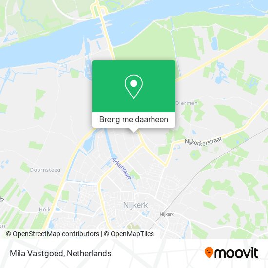 Mila Vastgoed kaart