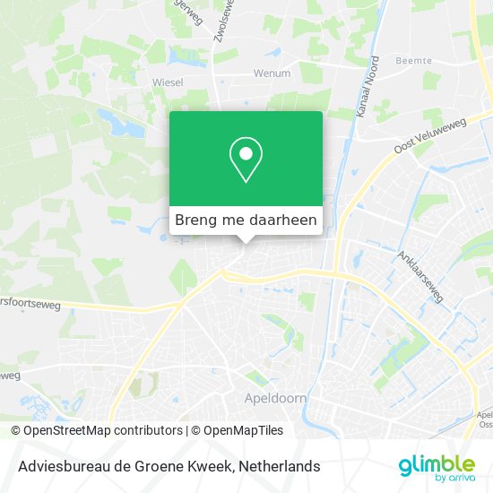 Adviesbureau de Groene Kweek kaart