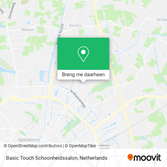 Basic Touch Schoonheidssalon kaart