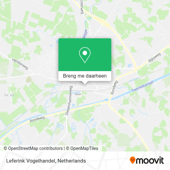 Leferink Vogelhandel kaart