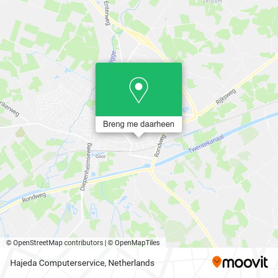 Hajeda Computerservice kaart