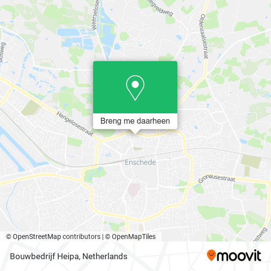 Bouwbedrijf Heipa kaart