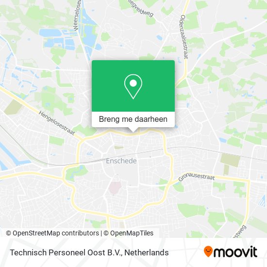 Technisch Personeel Oost B.V. kaart