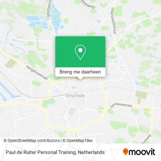 Paul de Ruiter Personal Training kaart