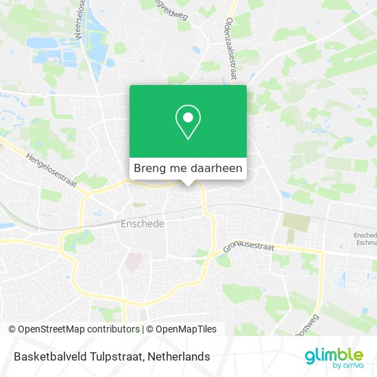 Basketbalveld Tulpstraat kaart