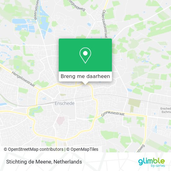 Stichting de Meene kaart