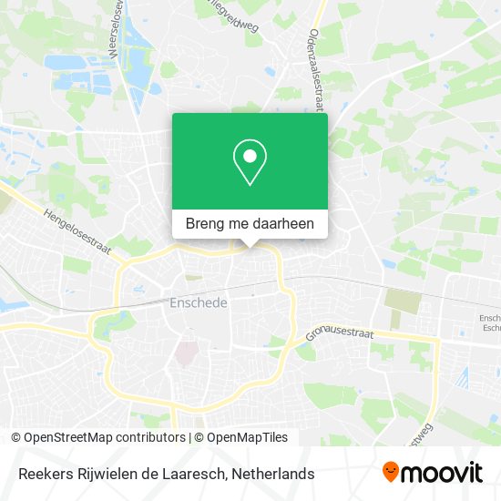 Reekers Rijwielen de Laaresch kaart