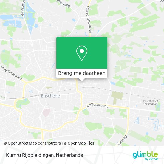 Kumru Rijopleidingen kaart