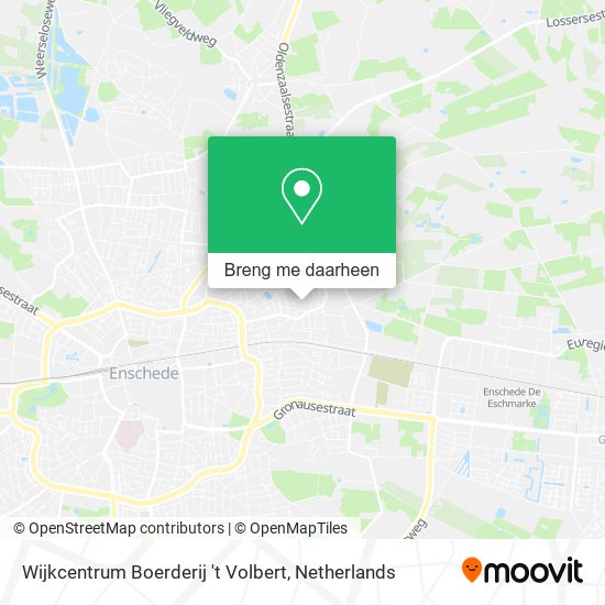 Wijkcentrum Boerderij 't Volbert kaart