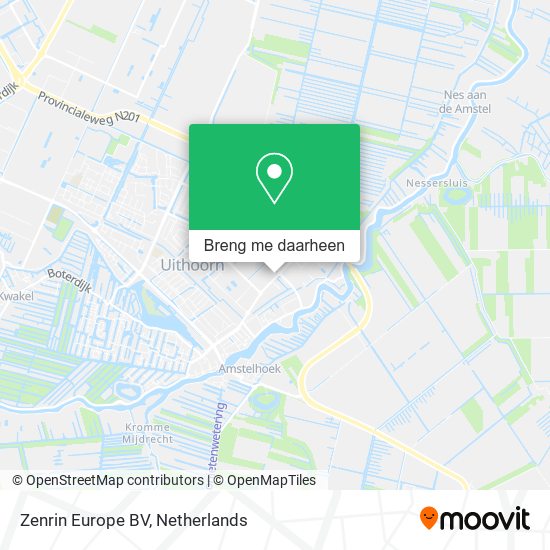 Zenrin Europe BV kaart