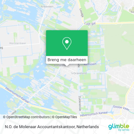 N.O. de Molenaar Accountantskantoor kaart