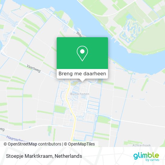 Stoepje Marktkraam kaart