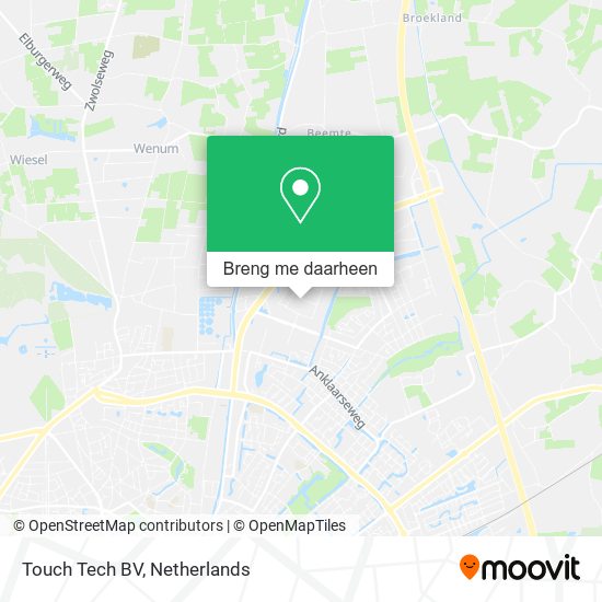 Touch Tech BV kaart