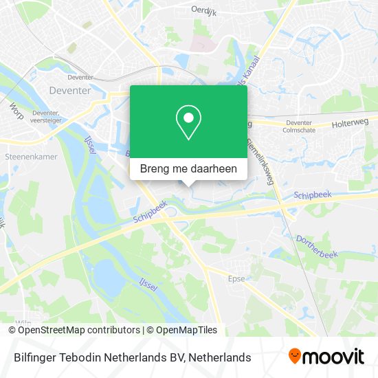 Bilfinger Tebodin Netherlands BV kaart