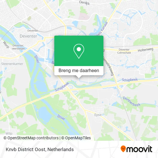 Knvb District Oost kaart