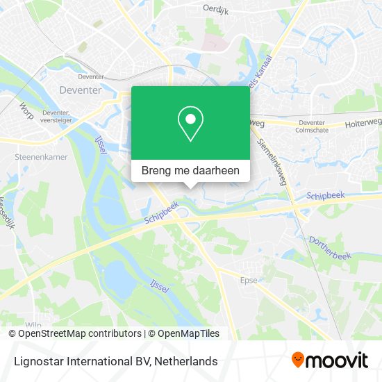 Lignostar International BV kaart
