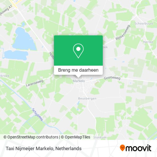 Taxi Nijmeijer Markelo kaart