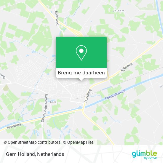 Gem Holland kaart