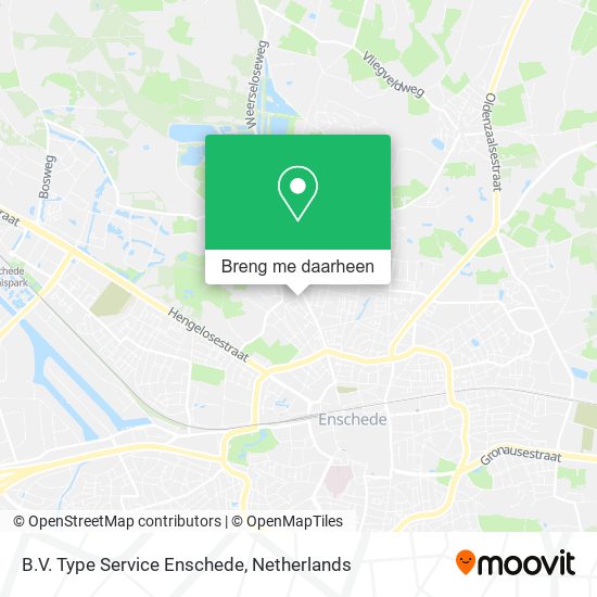 B.V. Type Service Enschede kaart