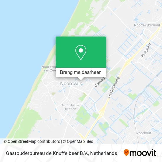 Gastouderbureau de Knuffelbeer B.V. kaart