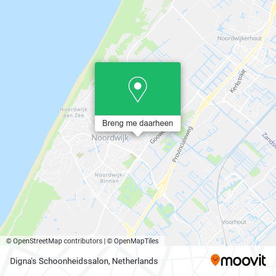 Digna's Schoonheidssalon kaart