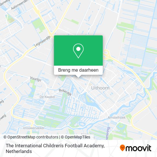 The International Children's Football Academy kaart