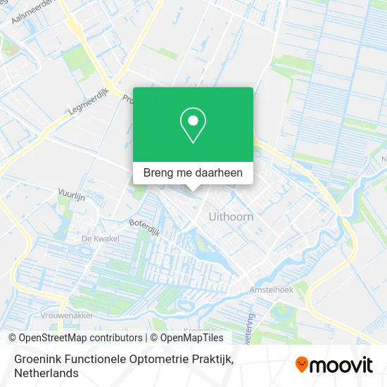 Groenink Functionele Optometrie Praktijk kaart
