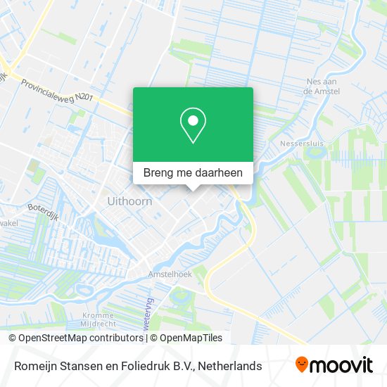 Romeijn Stansen en Foliedruk B.V. kaart