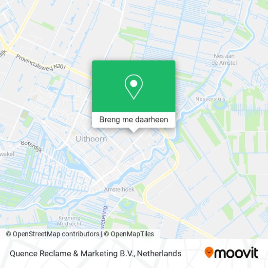 Quence Reclame & Marketing B.V. kaart