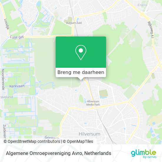 Algemene Omroepvereniging Avro kaart