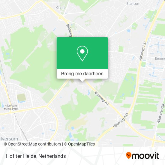 Hof ter Heide kaart