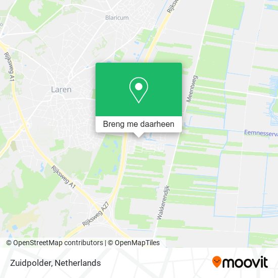 Zuidpolder kaart