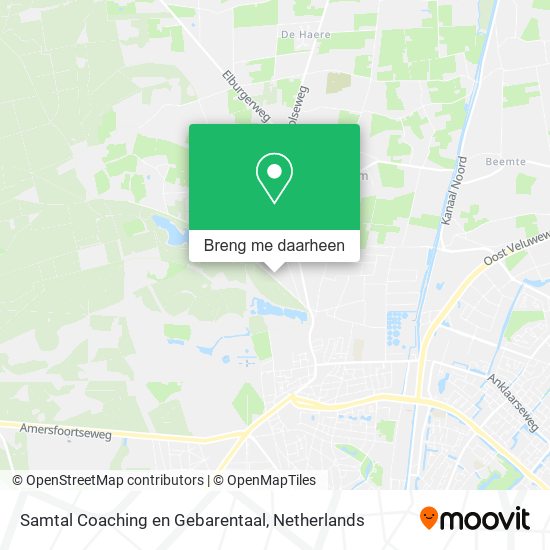 Samtal Coaching en Gebarentaal kaart