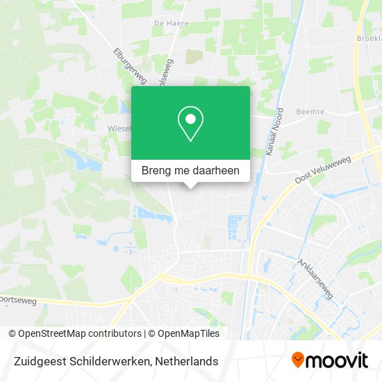 Zuidgeest Schilderwerken kaart