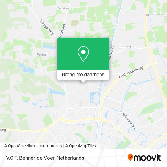 V.O.F. Benner-de Voer kaart