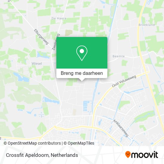 Crossfit Apeldoorn kaart