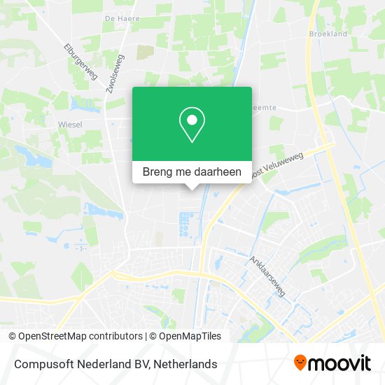 Compusoft Nederland BV kaart