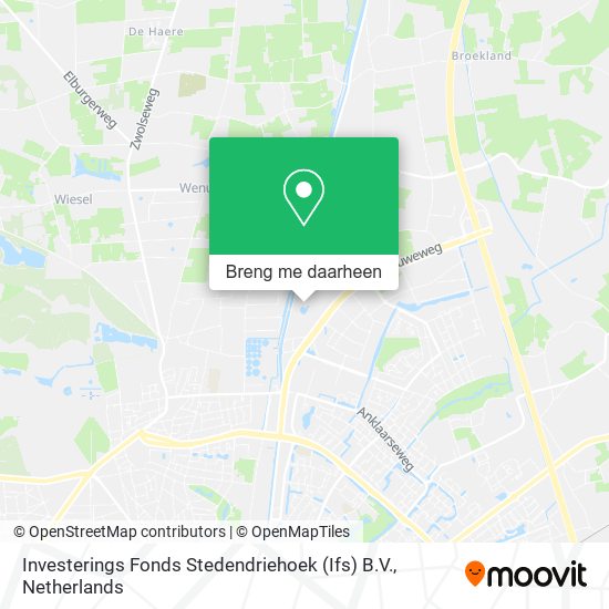 Investerings Fonds Stedendriehoek (Ifs) B.V. kaart