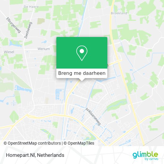 Homepart.Nl kaart