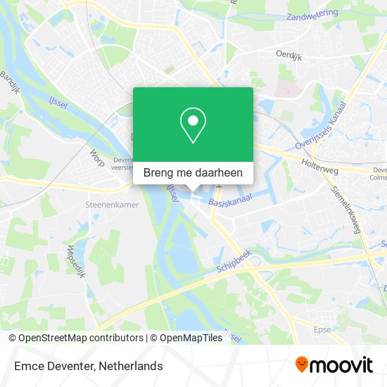 Emce Deventer kaart