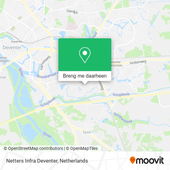 Netters Infra Deventer kaart
