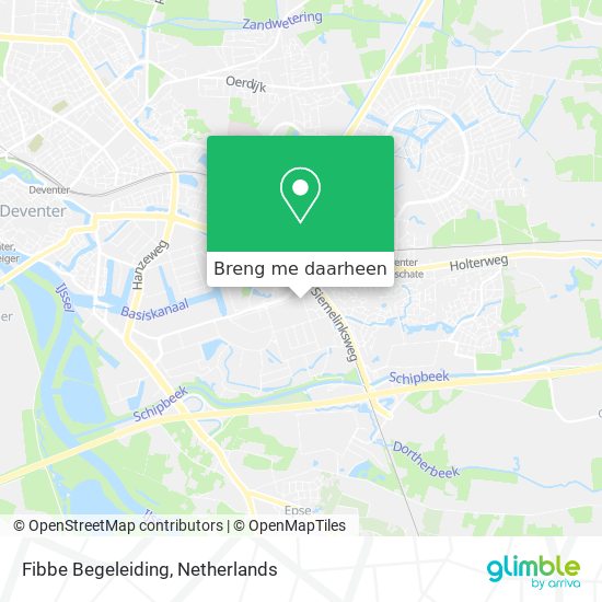 Fibbe Begeleiding kaart