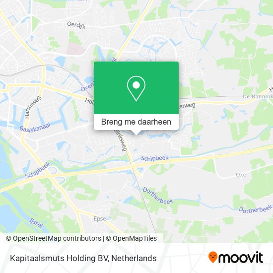 Kapitaalsmuts Holding BV kaart